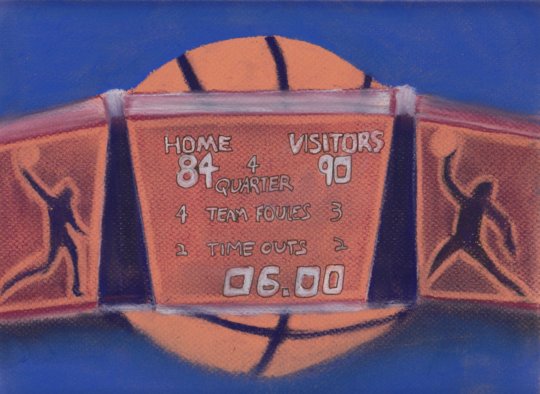 Basketball scoreboard jumbotron